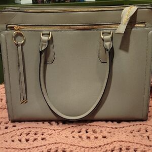 Elegant Gray Women's Handbag